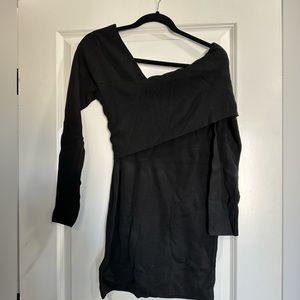 Shein Black Sweater Dress
